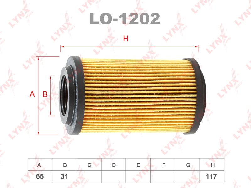 LYNXauto масляный фильтр LO-1202 купить,NaN
