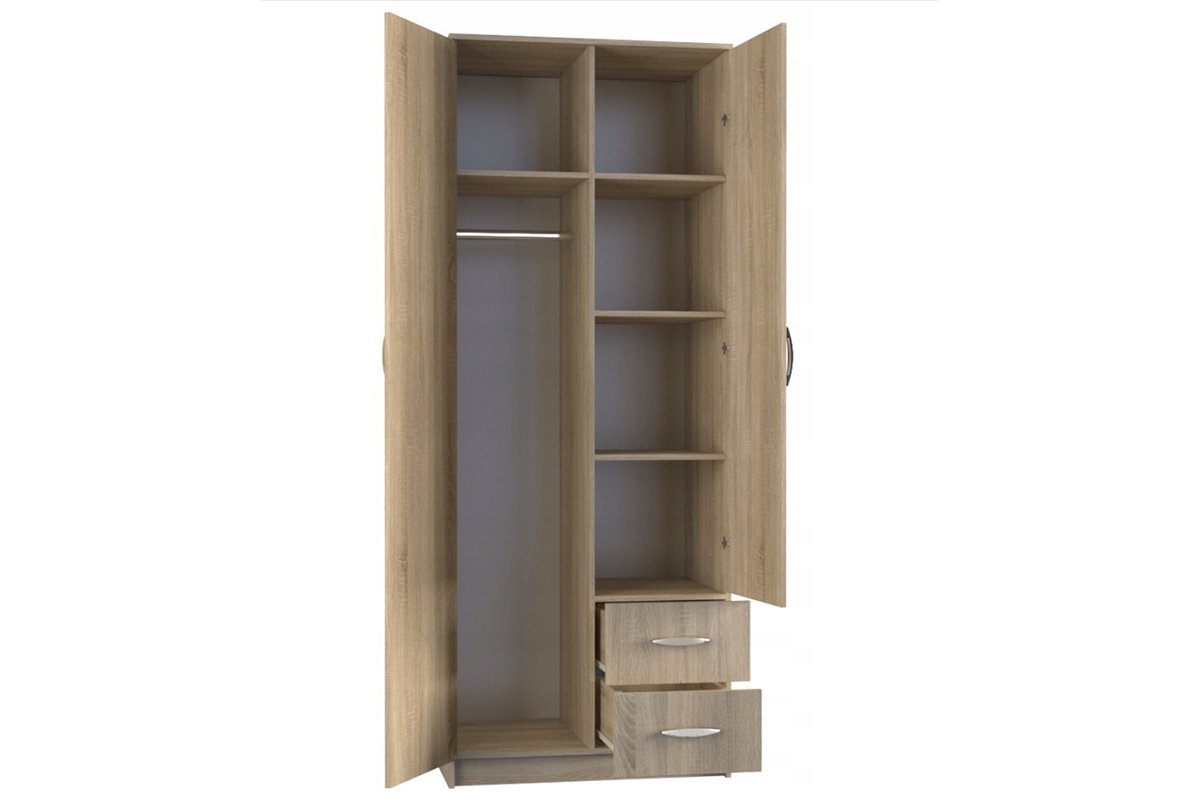 Шкаф Анрэкс Романа 2D2S дуб сонома купить,NaN