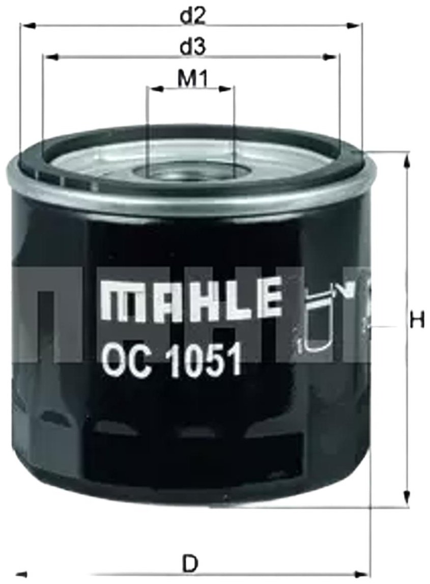 MAHLE масляный фильтр OC 1051 - ForteMarket MAHLE масляный фильтр OC 1051 купить,NaN