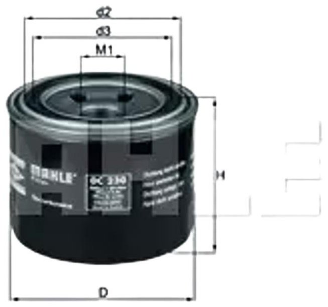 MAHLE масляный фильтр OC230 купить,NaN