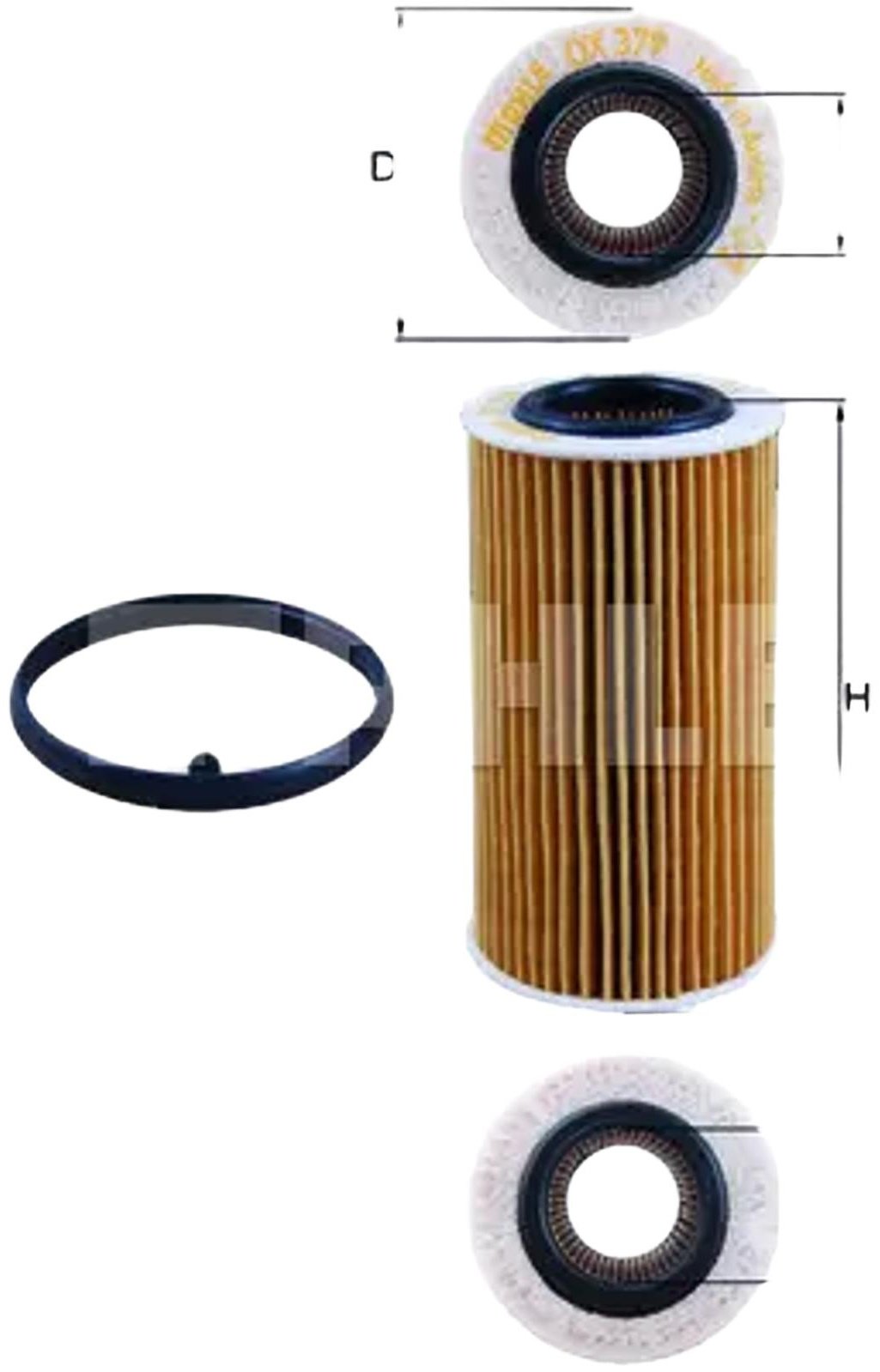 MAHLE масляный фильтр OX 379D купить,NaN