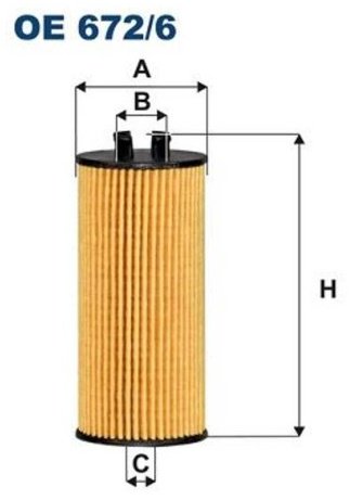 FILTRON масляный фильтр OE 672/6 купить,NaN