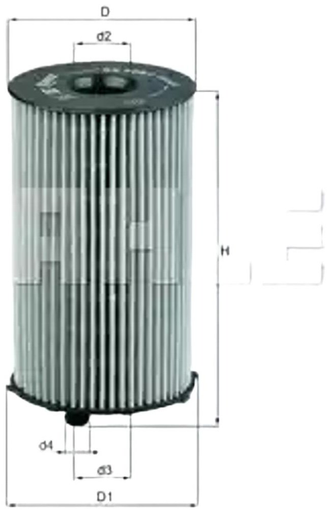 MAHLE масляный фильтр OX2052D купить,NaN