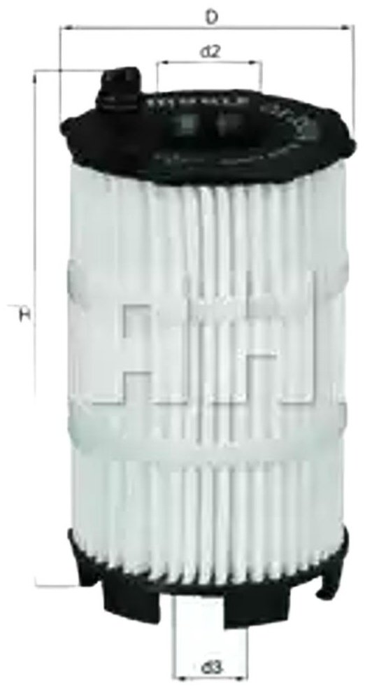 MAHLE масляный фильтр OX3504D купить,NaN