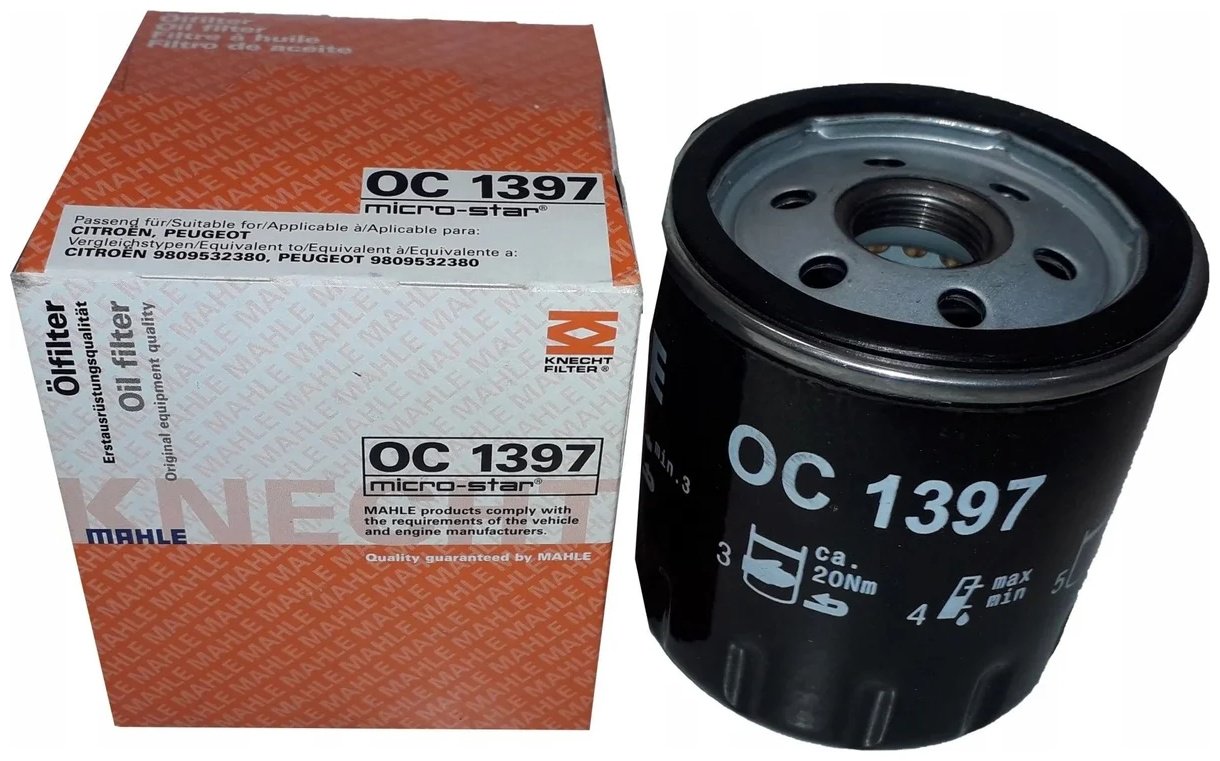 MAHLE масляный фильтр OC1397 купить,NaN