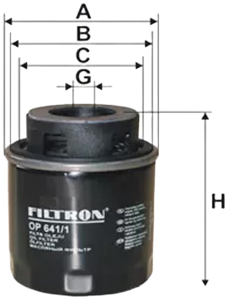 FILTRON масляный фильтр OP 6411 купить,NaN