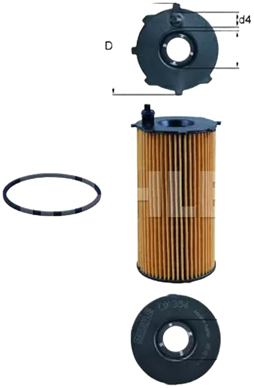 MAHLE масляный фильтр OX354D купить,NaN