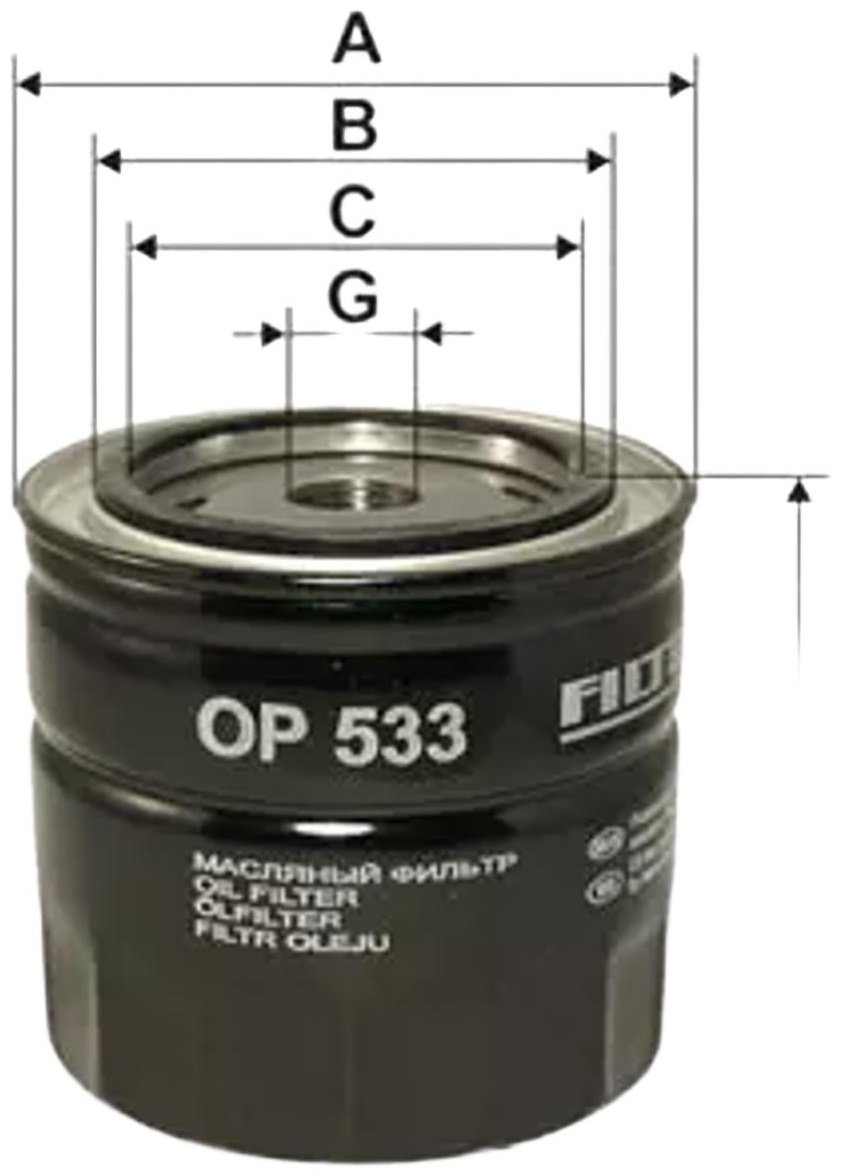 FILTRON масляный фильтр OP533 купить,NaN