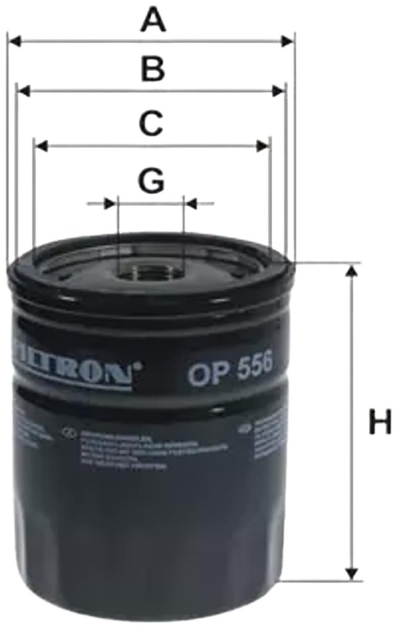 FILTRON масляный фильтр OP556 - ForteMarket FILTRON масляный фильтр OP556 купить,NaN