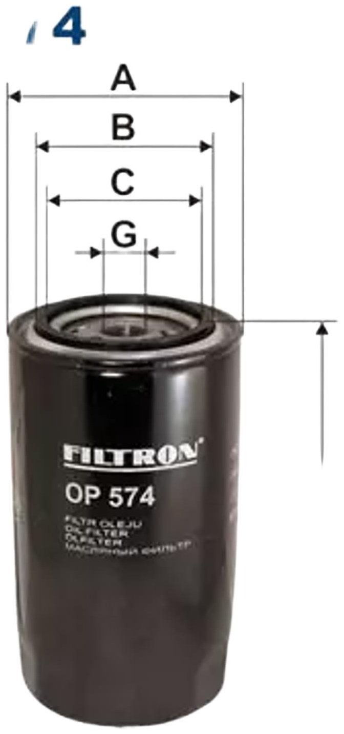 FILTRON масляный фильтр OP-574 купить,NaN