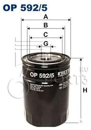 FILTRON масляный фильтр OP592/5 купить,NaN