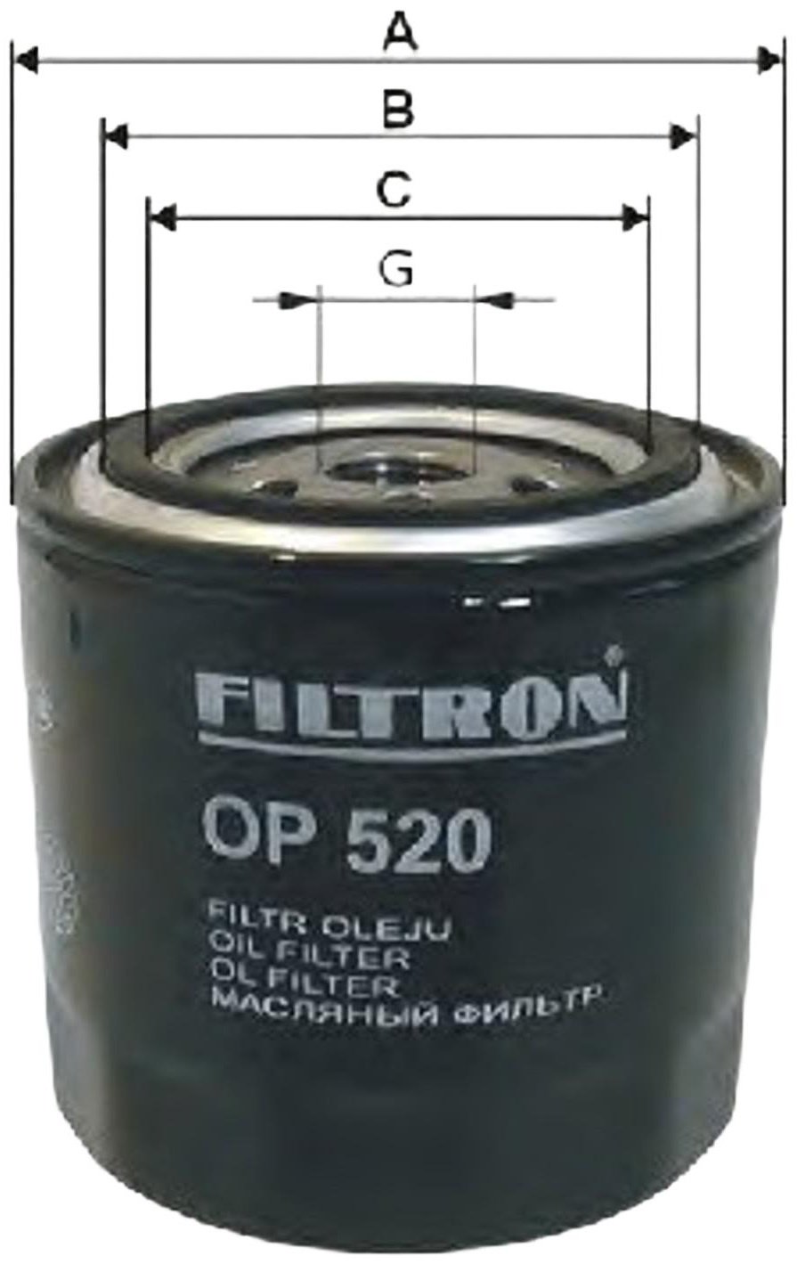 FILTRON масляный фильтр OP6191