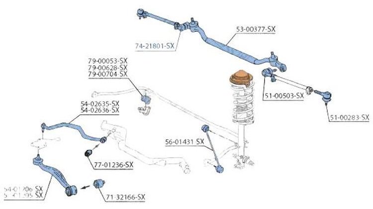 Stellox втулка сайлентблока 7421801SX купить,NaN