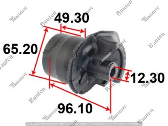 Tenacity сайлентблок балки AAMTO1074 купить,NaN