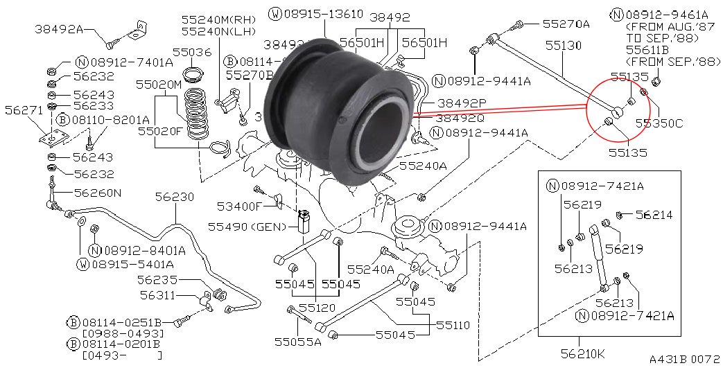 MASUMA сайлентблок RU103 купить,NaN