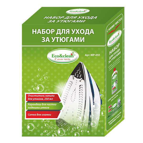Набор для ухода за утюгами Eco&Clean WP-051 купить,NaN