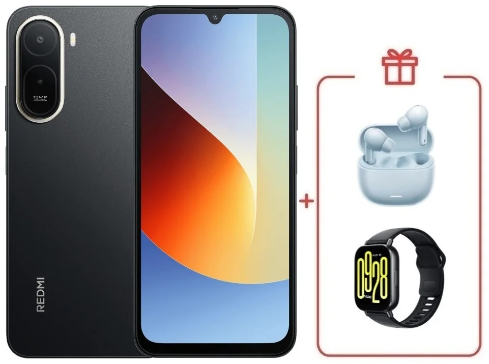 Смартфон Xiaomi Redmi A7 Pro 4/64GB черный + подарок купить,NaN