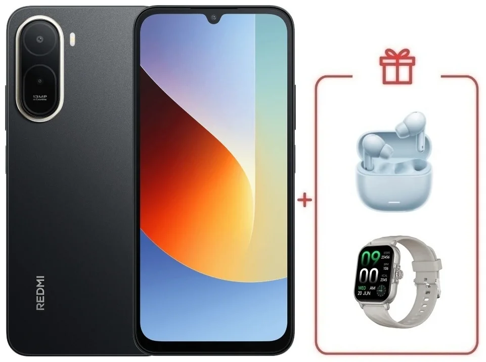 Смартфон Xiaomi Redmi A7 Pro 4/64GB черный + подарок купить,NaN