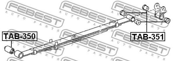 FEBEST сайлентблок TAB-350 купить,NaN