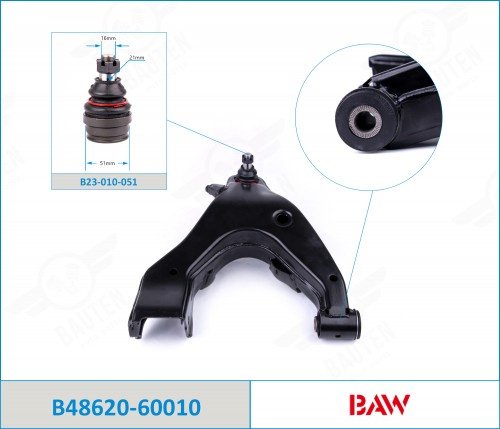 BAW рычаг подвески 48620-60010 купить,NaN