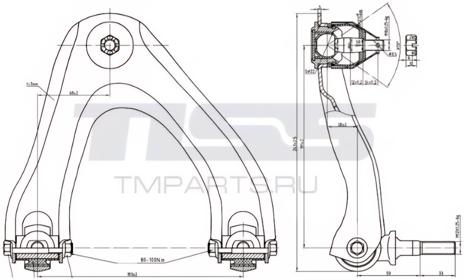 Just Drive рычаг подвески JDCP118R купить,NaN