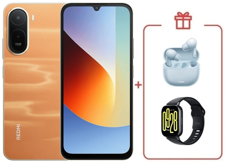 Смартфон Xiaomi Redmi A7 Pro 4/64GB оранжевый + подарок купить,NaN