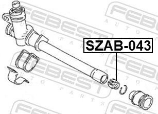 FEBEST Сайлентблок - Втулка Амортизатора Подвески SZAB043 купить,NaN