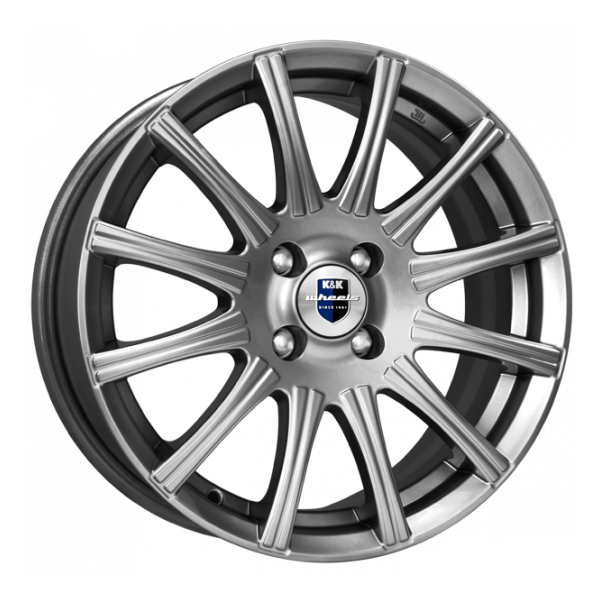 Диск K&K Сиеста оригинал 4x100 R15x6 CB60,1 ET40 КС474 дарк платинум купить,NaN