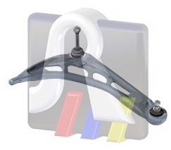 RTS рычаг подвески 96-09569-1