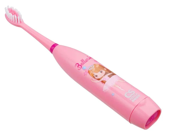 Зубная щетка CS Medica Kids CS-9190-F балерина розовая купить,0