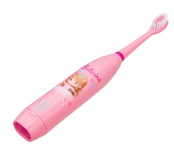 Зубная щетка CS Medica Kids CS-9190-F балерина розовая купить,0