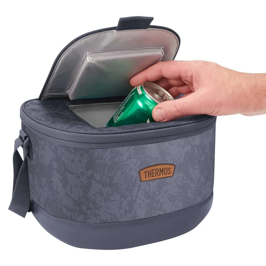Термосумка Thermos Camo 6 Can Cooler 3,5л серая купить,NaN