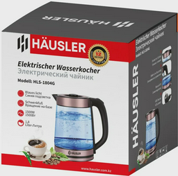 Электрочайник Hausler HLS-1804G 1.8 л черно-золотистый