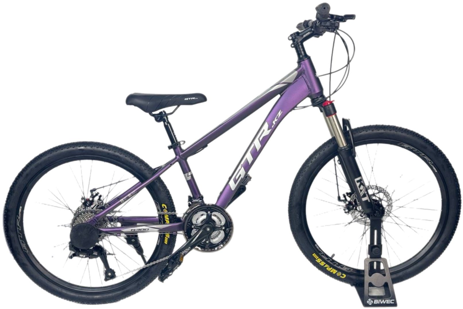 Велосипед TRINX Amerix 24 GTR 300-13 2025 13 дюймов фиолетовый