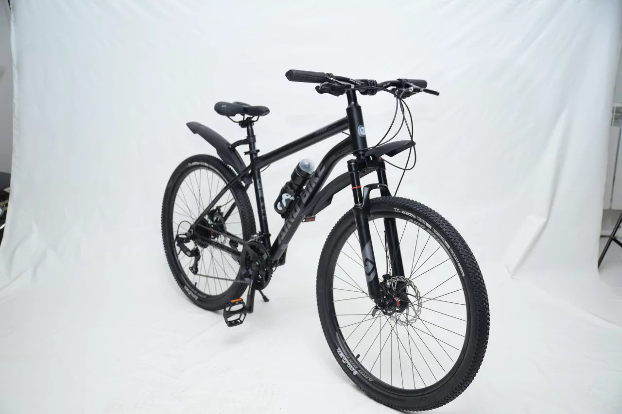 Велосипед Велосипед взрослый спортивный Airobike 2125AL, д. 26, р. 17, черно-серый 2023 17 дюймов серый купить,0
