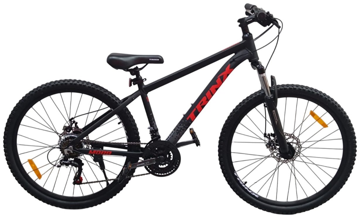 Велосипед TRINX Trinx M088 2025 15 дюймов черный-красный