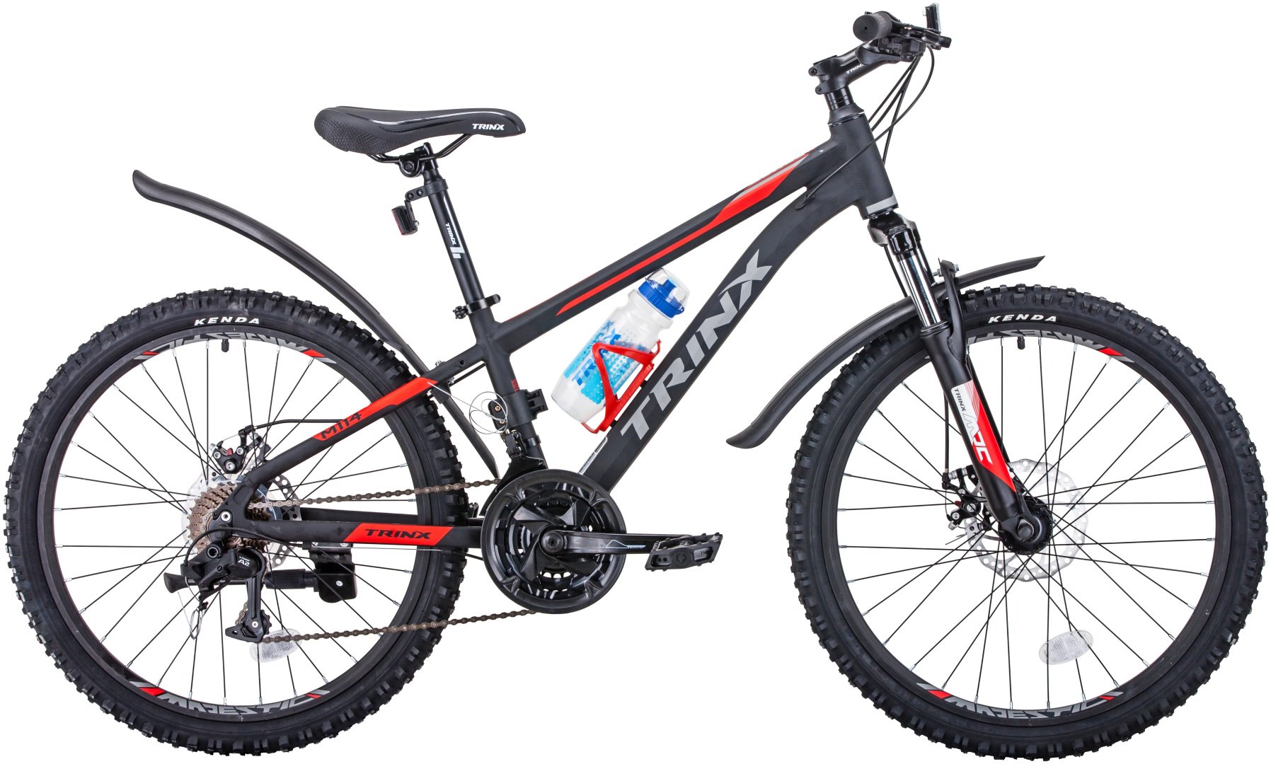 Велосипед TRINX Велосипед 24 TRINX 13 M114 2021 13 дюймов черный