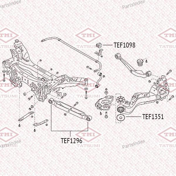 TATSUMI Рычаг Подвески TEF1296 купить,NaN