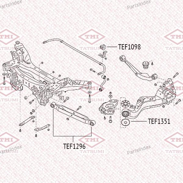 TATSUMI Рычаг Подвески TEF1296 купить,NaN