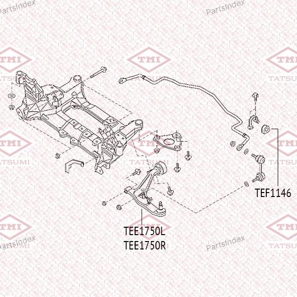 TATSUMI Рычаг Подвески TEE1750R купить,NaN