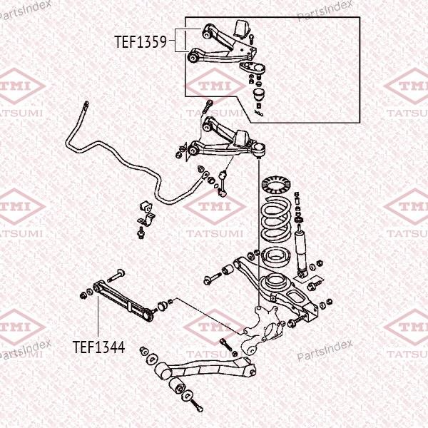 TATSUMI Рычаг Подвески TEF1344 купить,NaN
