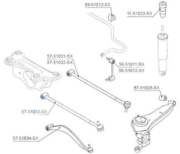 Stellox рычаг подвески 5751033SX