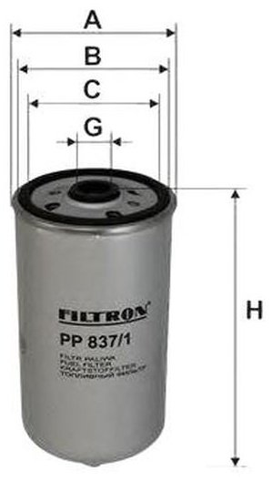 FILTRON топливный фильтр PP8371 купить,NaN