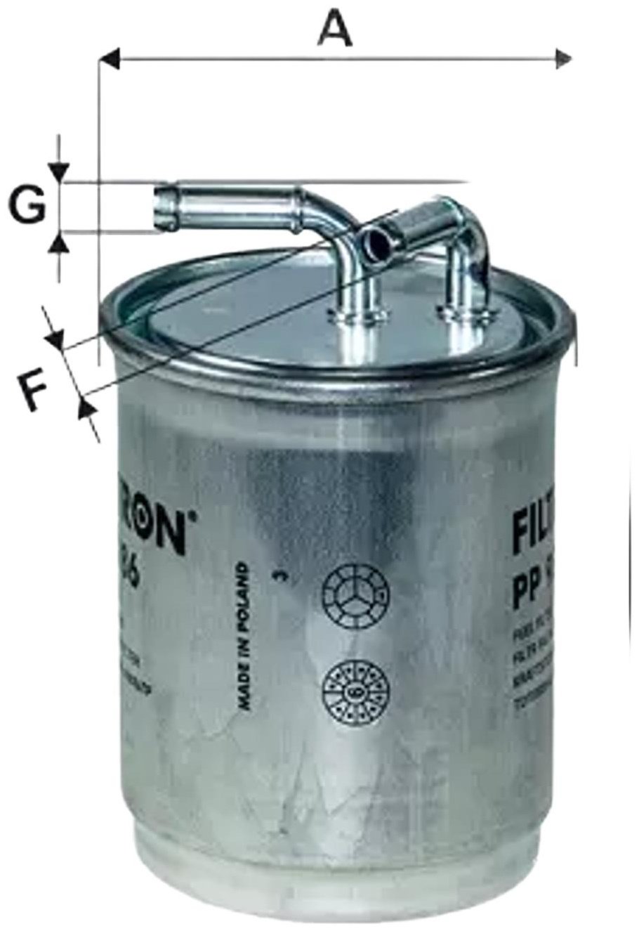 FILTRON топливный фильтр PP986 купить,NaN