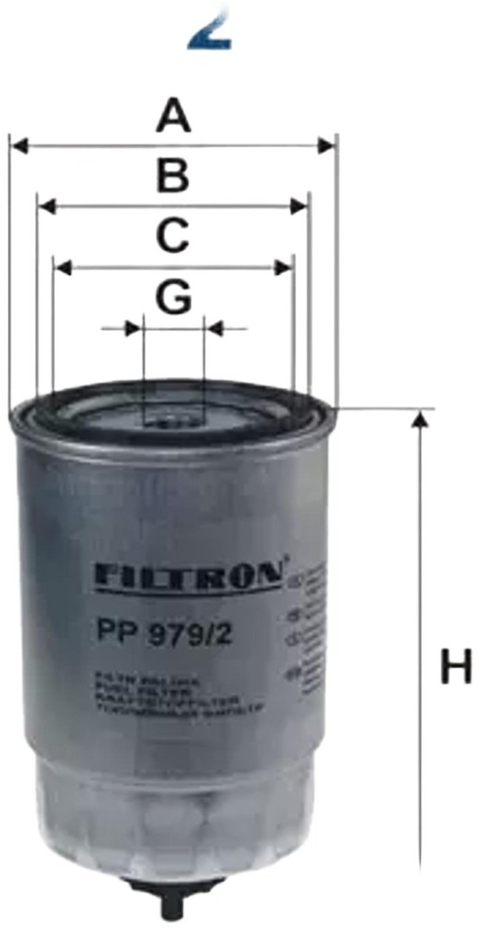 FILTRON топливный фильтр PP9792 купить,NaN