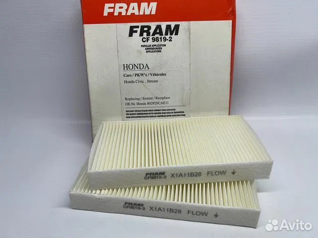 FRAM салонный фильтр CF98192 купить,NaN