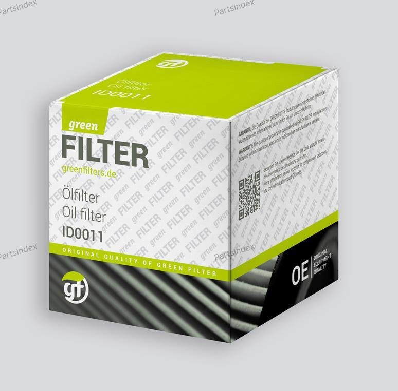 GREEN FILTER Фильтр Масляный Двигателя OF0147 купить,NaN