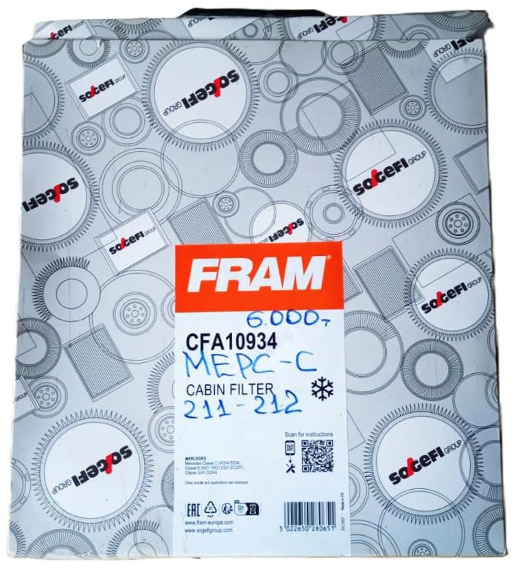 FRAM салонный фильтр CFA10934 купить,NaN