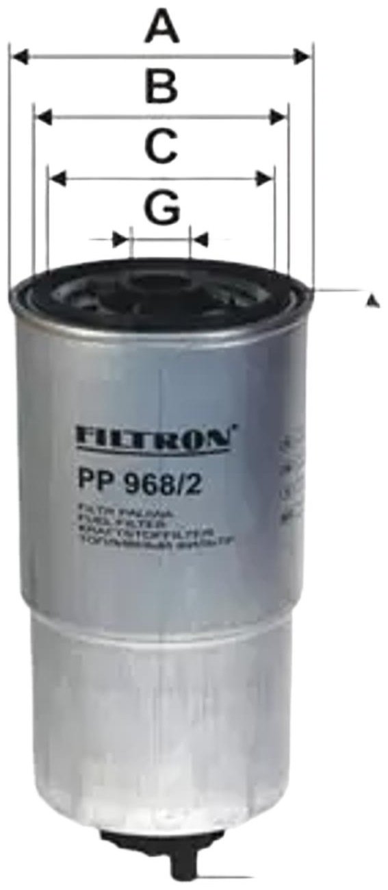 FILTRON топливный фильтр PP9682 купить,NaN