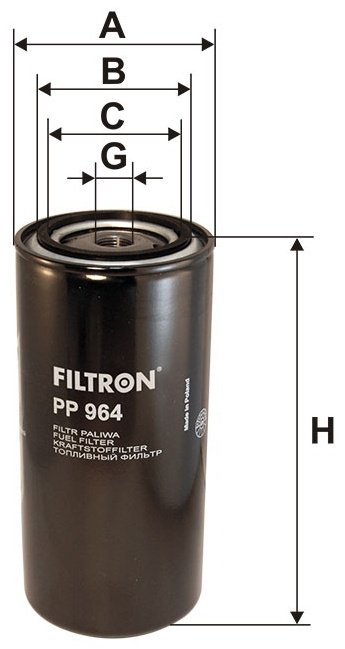 FILTRON топливный фильтр 59046080096541